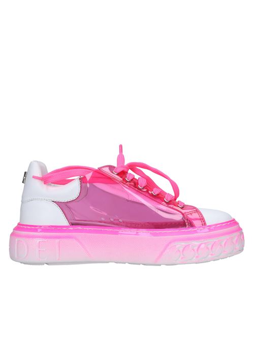Leather and plexy trainers CASADEI | 2X968V0201BIANCO-ROSA