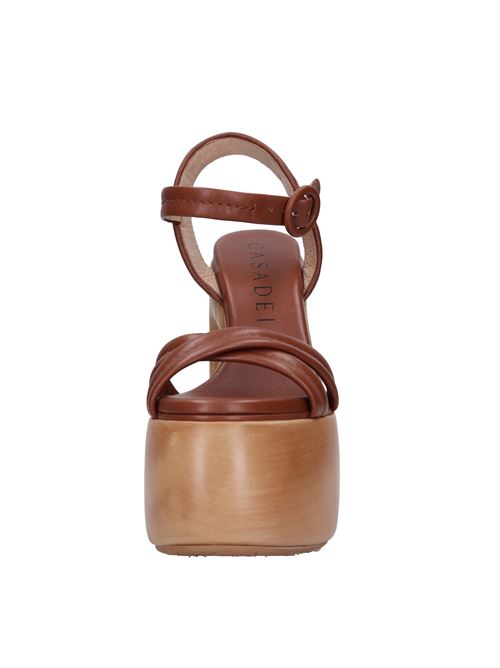 Leather sandals CASADEI | CASA142MARRONE