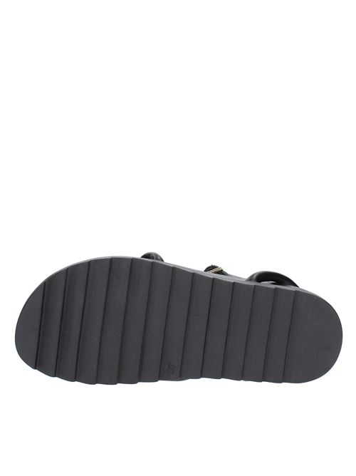 Faux leather thong sandals. CHIARA FERRAGNI | CF2950-001NERO
