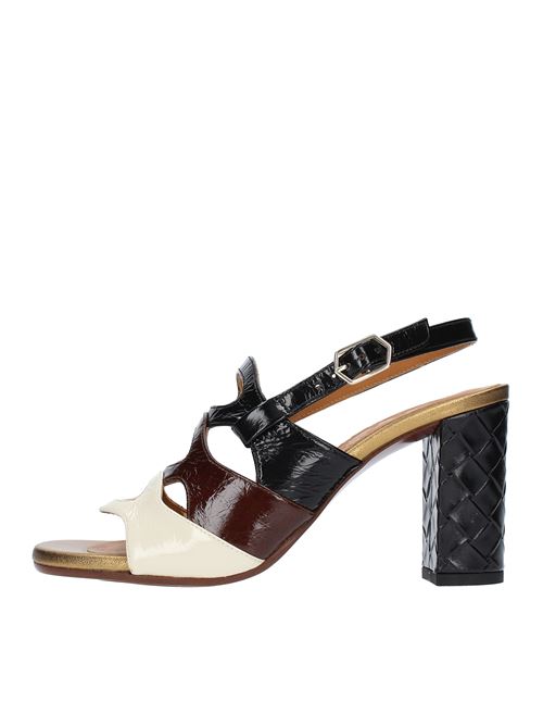 Leather sandals CHIE MIHARA | BELIA-PNERO-MARRONE-BEIGE