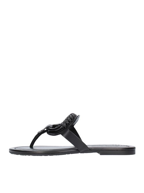 Mules infradito in pelle SEE BY CHLOE' | SB38111A 17122NERO