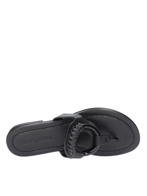 Leather flip-flop mules SEE BY CHLOE' | SB38111A 17122NERO
