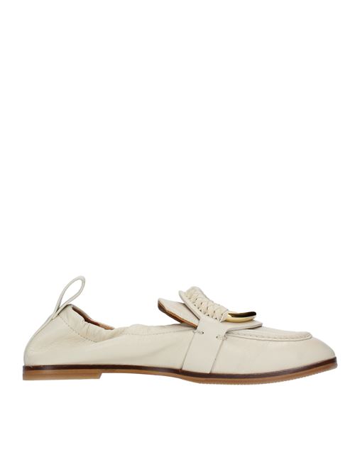 Leather moccasins SEE BY CHLOE' | SB39060A 17034GESSO