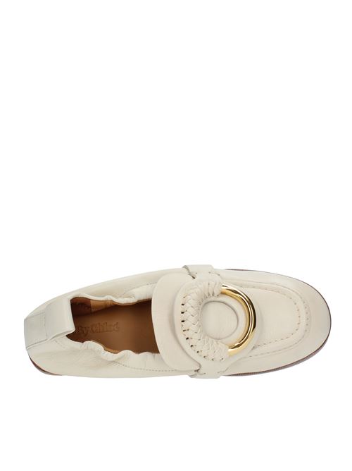 Leather moccasins SEE BY CHLOE' | SB39060A 17034GESSO