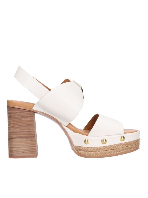 Leather sandals SEE BY CHLOE' | SB40023A 17020GESSO