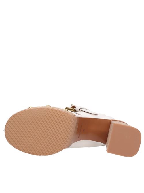Leather sandals SEE BY CHLOE' | SB40023A 17020GESSO