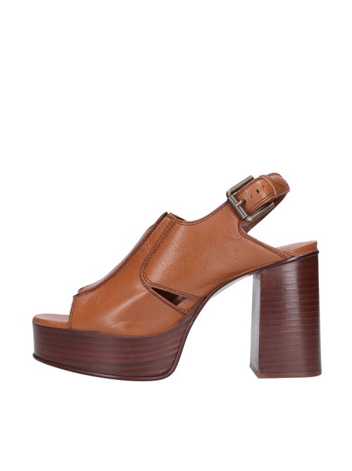 Leather sandals SEE BY CHLOE' | SB40032A 17030TABACCO