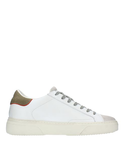 Leather and suede trainers CRIME LONDON | ESSENTIAL 2.0BIANCO-BEIGE