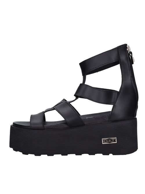 Faux leather wedge sandals CULT | CLW345900NERO