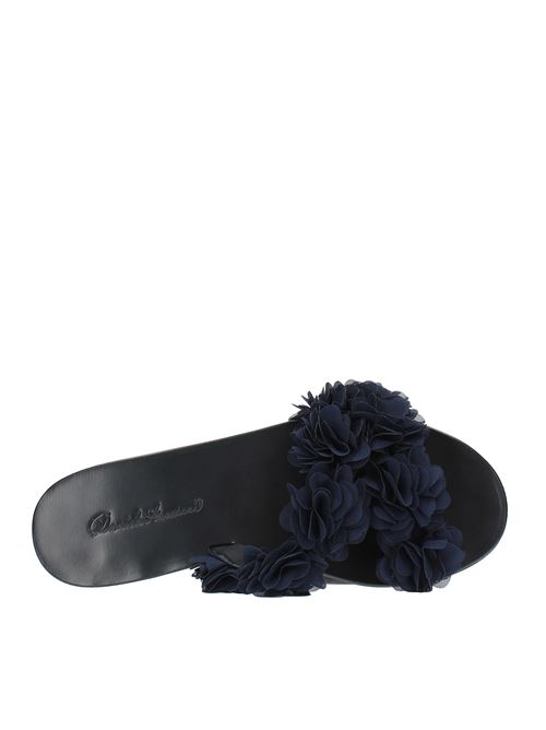 Flat sandals model ST TROPEZ in leather and tulle DANIELE ANCARANI | ST TROPEZ SERRAJEBLU