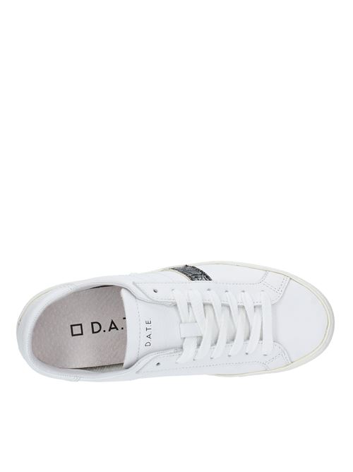 Leather sneakers D.A.T.E. | HILL LOW VINTAGE CALFBIANCO-NERO