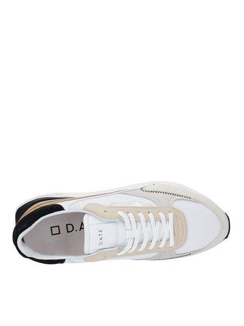 Sneakers modello M381-LM-DR-WI in pelle, camoscio e tessuto D.A.T.E. | M381-LM-DR-WIBIANCO-CUOIO-NERO