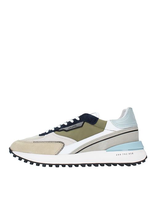 M381-LM-NY-AR trainers in leather, suede and fabric D.A.T.E. | M381-LM-NY-ARMULTICOLOR
