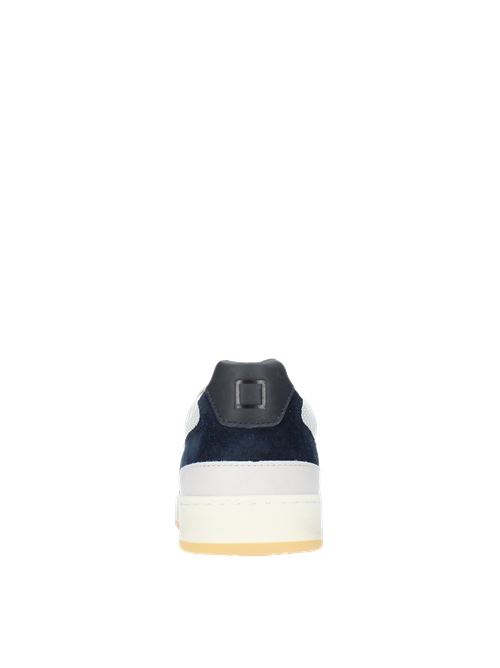Sneakers modello M381-MT-VN-WL in pelle, camoscio e tessuto D.A.T.E. | M381-MT-VN-WLBIANCO-BEIGE-BLU