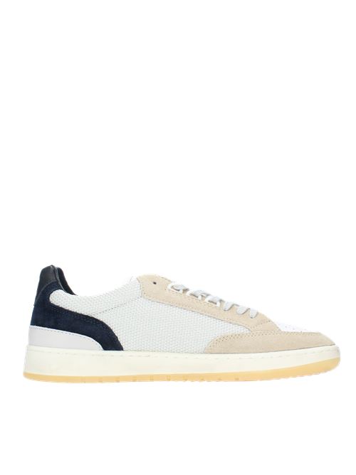 M381-MT-VN-WL trainers in leather, suede and fabric D.A.T.E. | M381-MT-VN-WLBIANCO-BEIGE-BLU
