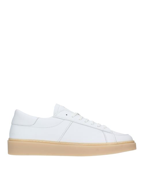 Leather sneakers D.A.T.E. | PONENTE CALFBIANCO