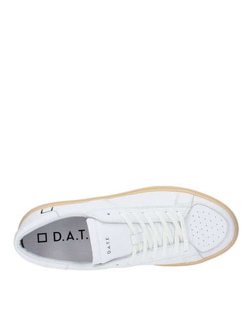 Leather sneakers D.A.T.E. | PONENTE CALFBIANCO