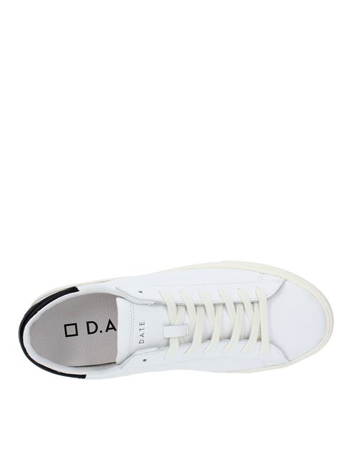 Sneakers in pelle D.A.T.E. | SONICA CALFBIANCO-NERO