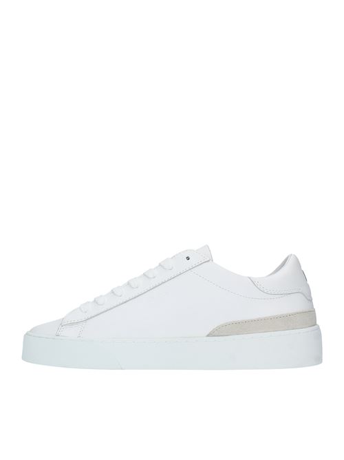 Leather sneakers D.A.T.E. | SONICA CALFBIANCO