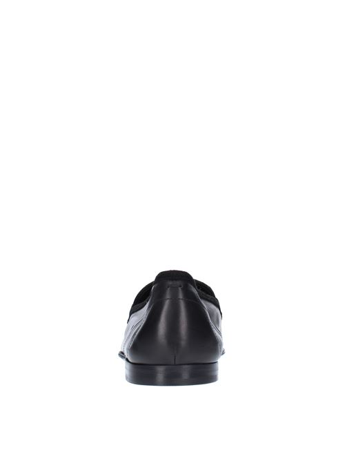 DOLCE & GABBANA ARIOSTO moccasins in calfskin with suede piping DOLCE&GABBANA | A50462AQ993-80999NERO