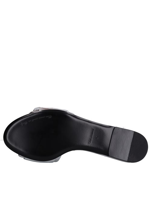 Leather mules DOLCE&GABBANA | VG0003ARGENTO