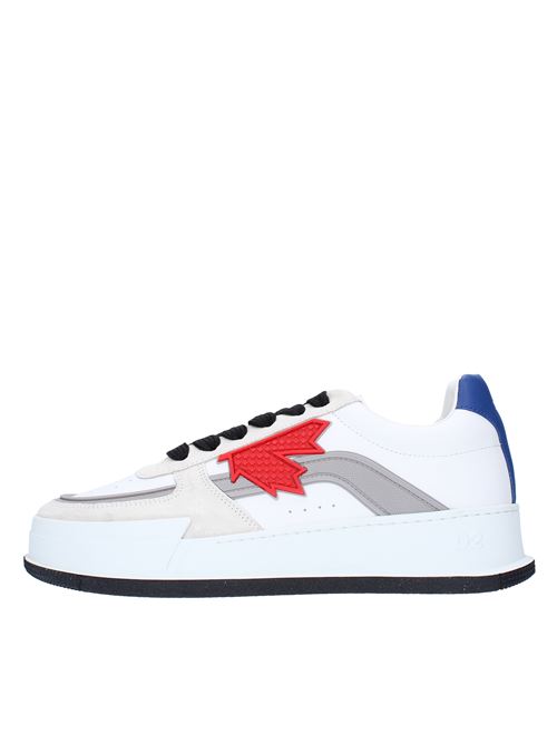 DSQUARED2 CANADIAN trainers in calfskin, velvet and pvc DSQUARED2 | SNM024601506236MULTICOLOR