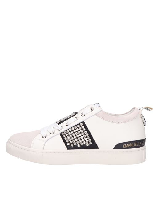 Sneakers in pelle ed ecopelle EMANUELLE VEE | 412P-201-11-P011JMULTI WHITE
