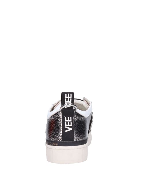 Sneakers in pelle ed ecopelle EMANUELLE VEE | 412P-201-11-P011KMULTI PEWTER