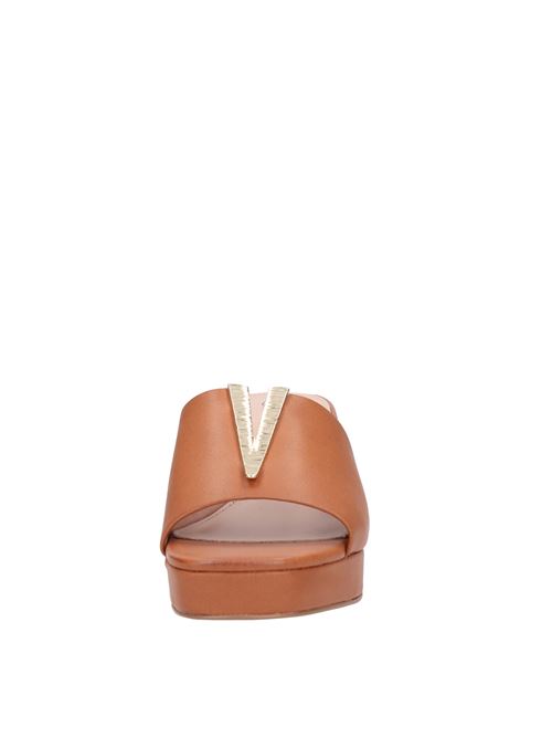 Faux leather mules EXE' | LINA-579TAN