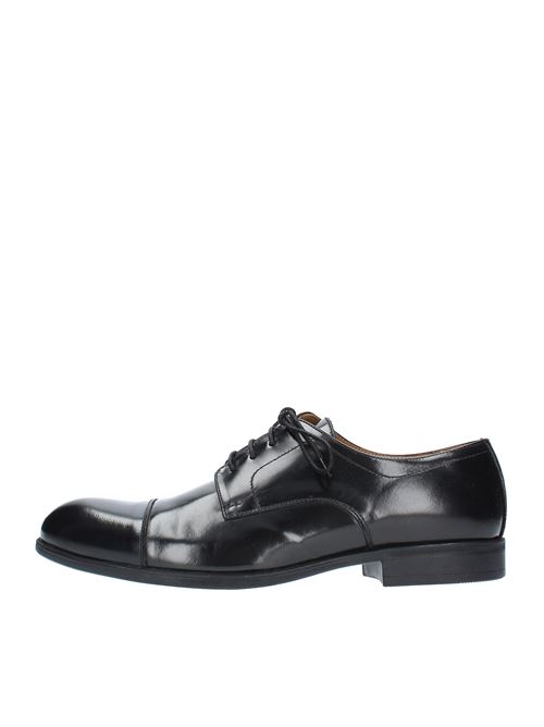 Leather lace-up shoes EXTON | 1395NERO