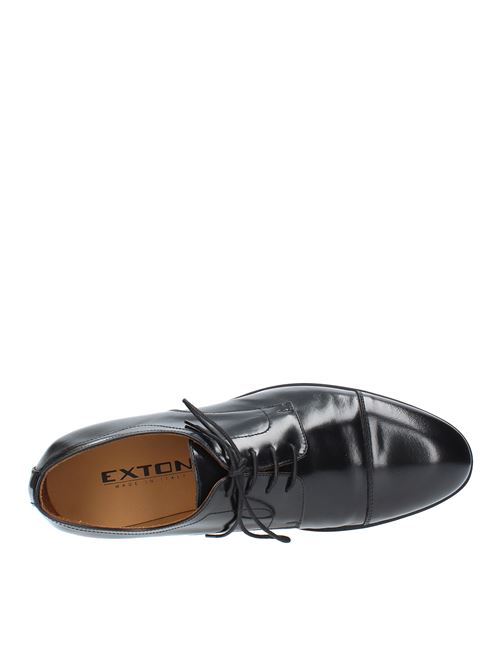 Leather lace-up shoes EXTON | 1395NERO