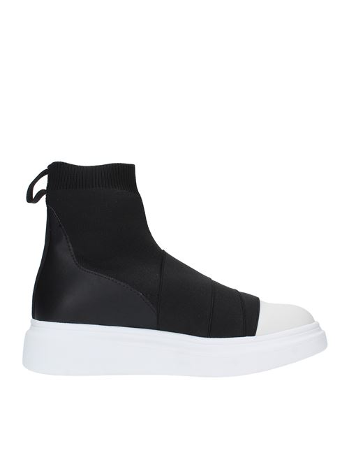 SHOES EDGE ANKLE high trainers in stretch fabric FESSURA | SHOES EDGE ANKLENERO
