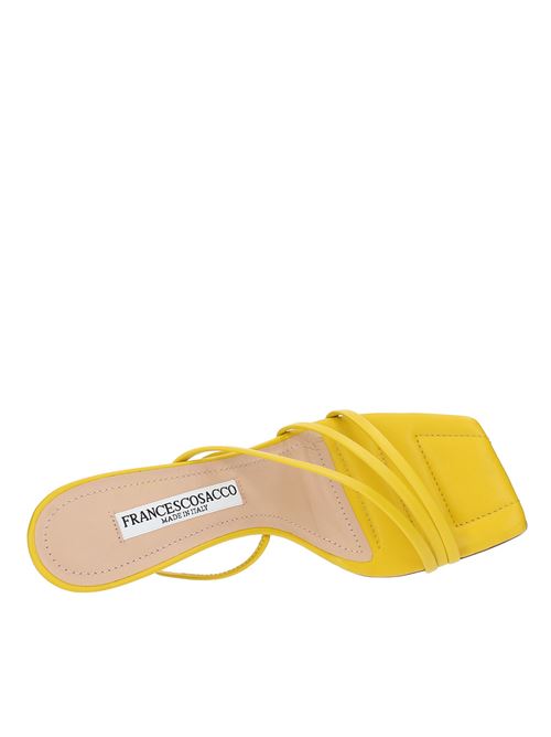 Sandals model 6465 in nappa FRANCESCO SACCO | 6465GIALLO