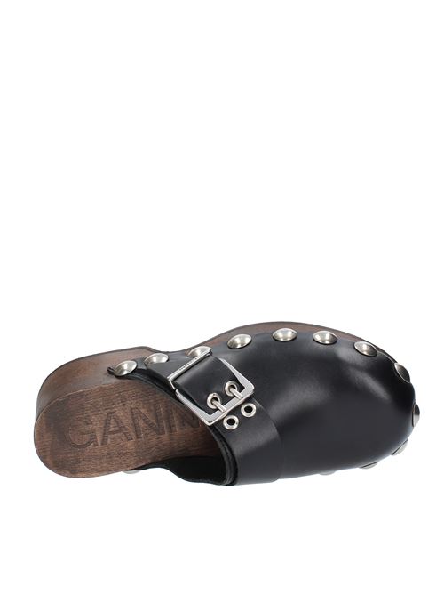 Leather mules GANNI | S1793 4899NERO