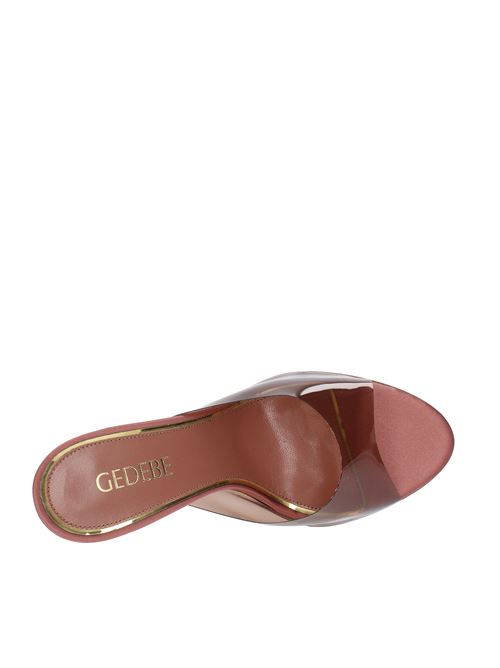 Mules GEDEBE model EMILY 80 in jelly and leather GEDEBE | EMILY 80 JELLYPHARD