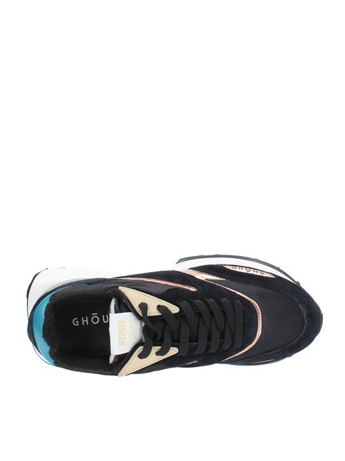 Sneakers modello RUSH GR2 in camoscio e tessuto GHOUD | R2LW NS13NERO-ROSA