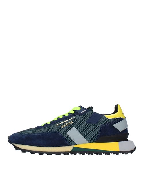 RUSH GROOVE trainers in suede and fabric GHOUD | RGLM MS03BLU-GIALLO