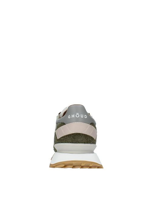 Sneakers modello RUSH GROOVE in camoscio e tessuto GHOUD | RGLM MS24VERDE