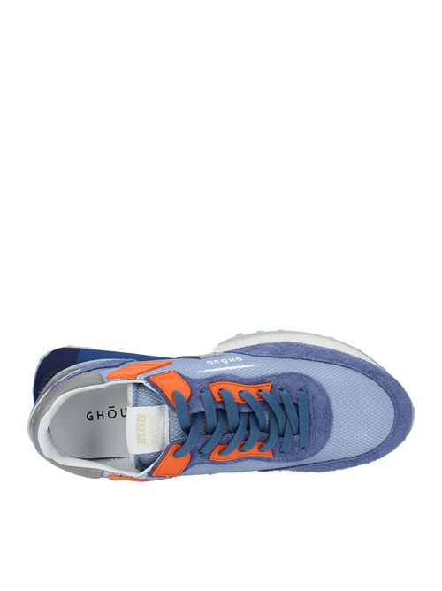 RUSH GROOVE trainers in suede and fabric GHOUD | RGLM MS28CELESTE-ARANCIO