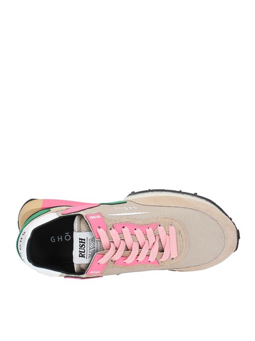RUSH GROOVE trainers in suede and fabric GHOUD | RGLW MS02BEIGE