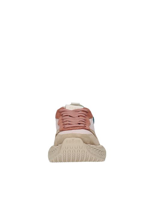 TYRE trainers in suede and fabric GHOUD | TYLW MS16ROSA-BEIGE
