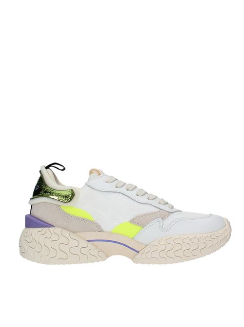 TYRE trainers in suede and fabric GHOUD | TYLW SP01BIANCO-LIME