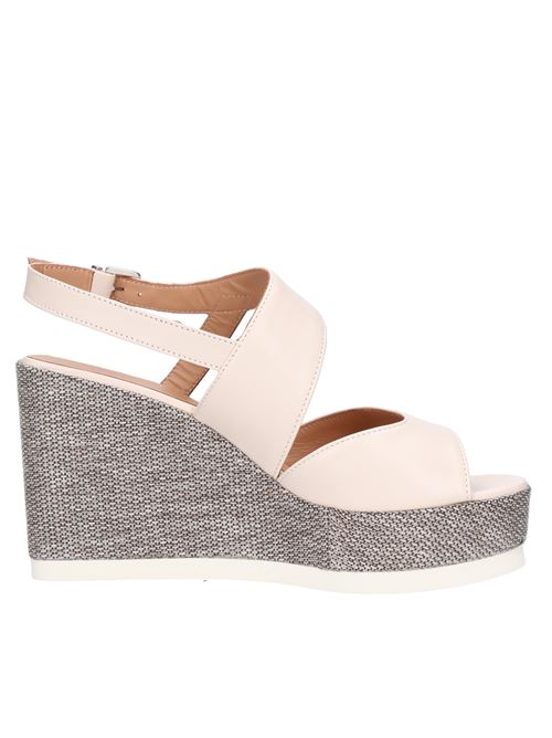 Leather wedge sandals GIANMARCO SORELLI | 2116/VALE/M SOFTYCOCO