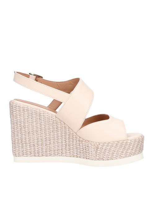 Leather wedge sandals GIANMARCO SORELLI | 2116/VALE/M SOFTYKISS