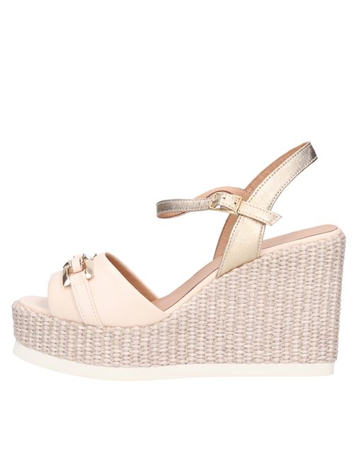 Leather wedge sandals GIANMARCO SORELLI | 2165/VALE/M SOFTYKISS