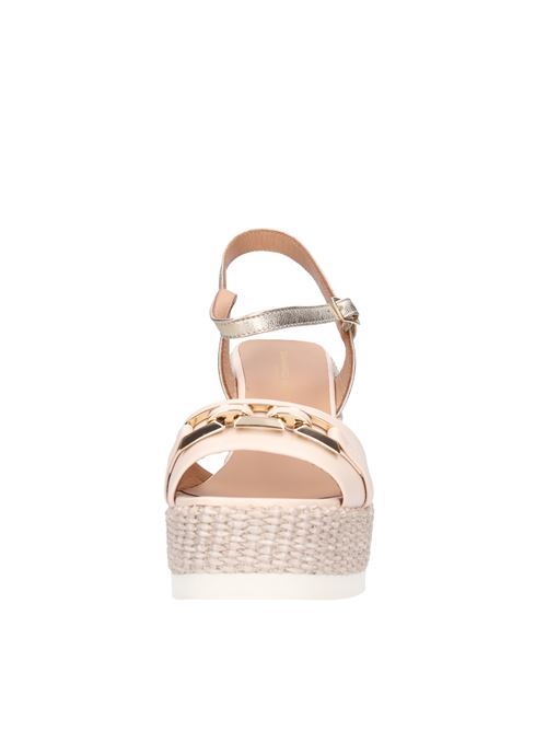 Leather wedge sandals GIANMARCO SORELLI | 2165/VALE/M SOFTYKISS