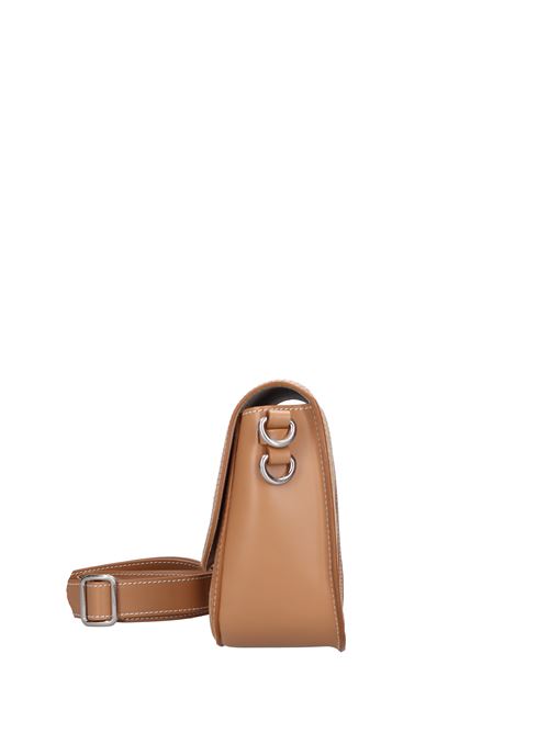 Meg shoulder strap in suede and raffia leather GIANNI CHIARINI | 10365 PGLCOS-CMCuoio