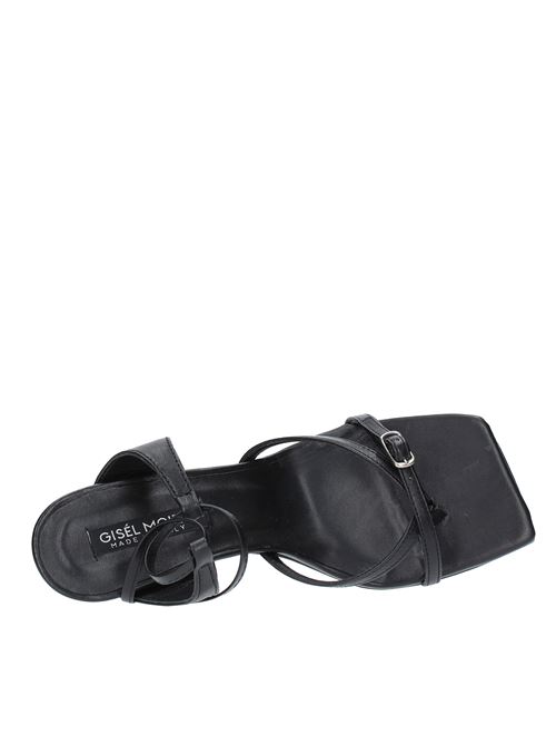 Nappa leather sandals GISEL MOIRE | BANGKOKNERO