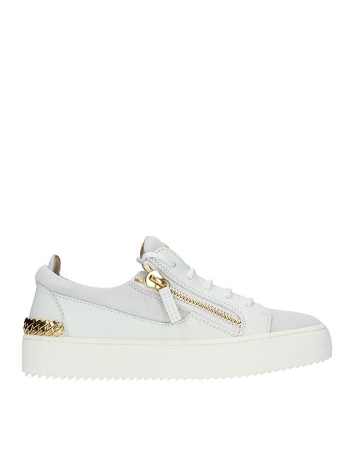 Leather sneakers GIUSEPPE ZANOTTI | MAY LOND.SC CAM.BIANCO