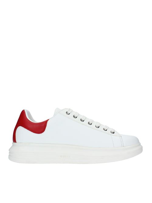 Sneakers in pelle GUESS | FM7RNOLEA12BIANCO-ROSSO
